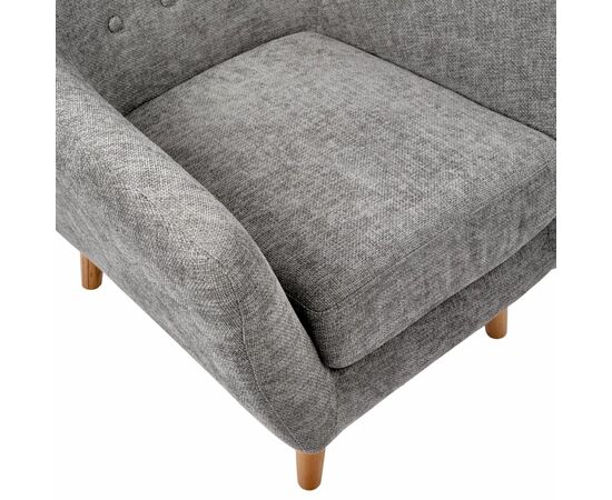 Кресло Picasso серый, шенилл, изображение 5 | Интернет магазин мебели и декора LifeDekor