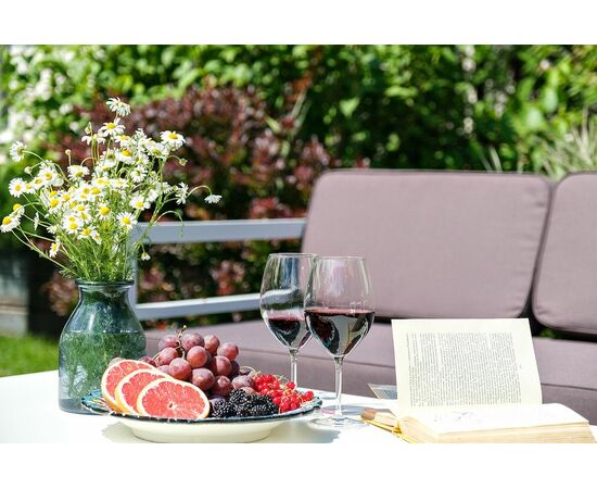 "Эстелья" диван двухместный, алюминиевый каркас, изображение 4 | Интернет магазин мебели и декора LifeDekor