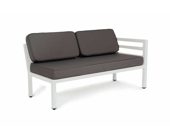 "Глория" модуль диванный левый, каркас из алюминия, изображение 3 | Интернет магазин мебели и декора LifeDekor