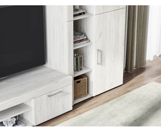 Гостиная «Гранд», дуб крафт белый, изображение 4 | Интернет магазин мебели и декора LifeDekor