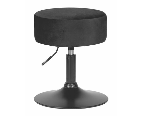 Пуф DOBRIN DANNY BLACK, черный велюр (MJ9-101), Вариант: черный велюр (MJ9-101) | Интернет магазин мебели и декора LifeDekor