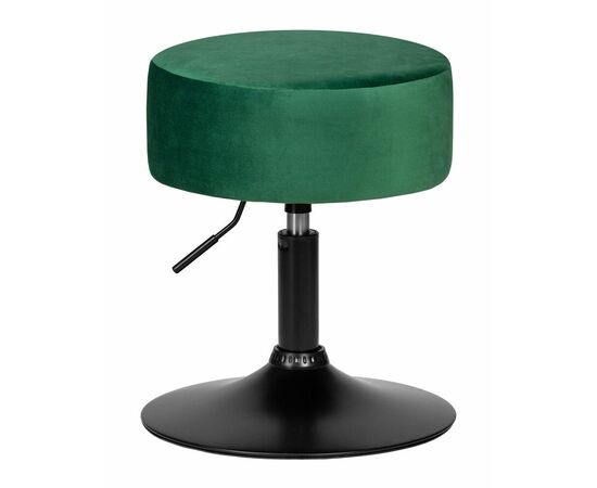 Пуф DOBRIN DANNY BLACK, зеленый велюр (MJ9-88), Вариант: зеленый велюр (MJ9-88) | Интернет магазин мебели и декора LifeDekor