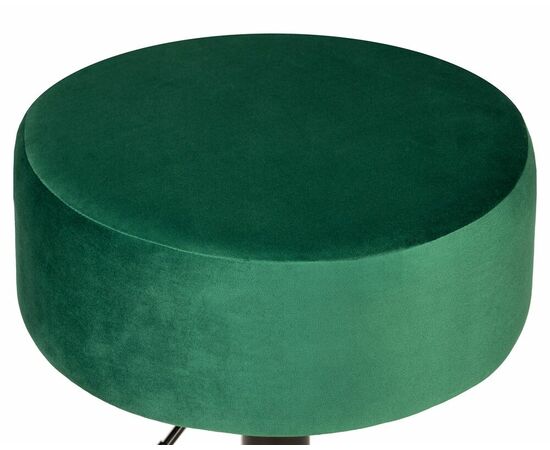 Пуф DOBRIN DANNY BLACK, зеленый велюр (MJ9-88), Вариант: зеленый велюр (MJ9-88), изображение 2 | Интернет магазин мебели и декора LifeDekor