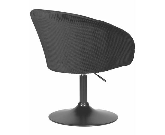 Кресло дизайнерское DOBRIN EDISON BLACK, черный велюр (1922-21), Вариант: черный велюр (1922-21), изображение 4 | Интернет магазин мебели и декора LifeDekor