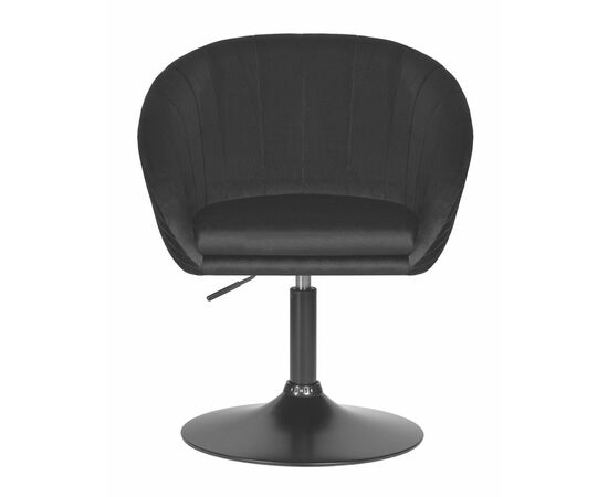 Кресло дизайнерское DOBRIN EDISON BLACK, черный велюр (1922-21), Вариант: черный велюр (1922-21), изображение 6 | Интернет магазин мебели и декора LifeDekor