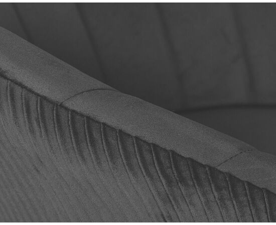 Кресло дизайнерское DOBRIN EDISON BLACK, черный велюр (1922-21), Вариант: черный велюр (1922-21), изображение 8 | Интернет магазин мебели и декора LifeDekor