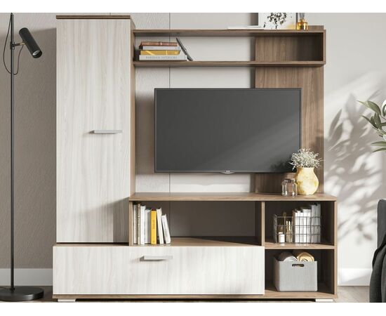 Стенка «Лима», шимо светлый/шимо темный, изображение 2 | Интернет магазин мебели и декора LifeDekor