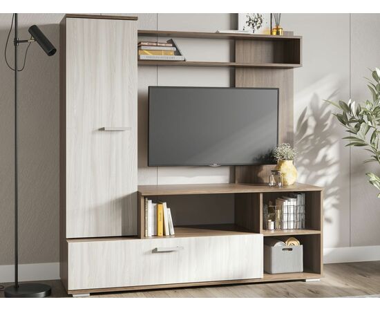 Стенка «Лима», шимо светлый/шимо темный, изображение 4 | Интернет магазин мебели и декора LifeDekor