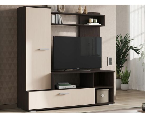 Стенка «Лима», дуб белфорт/венге, изображение 3 | Интернет магазин мебели и декора LifeDekor