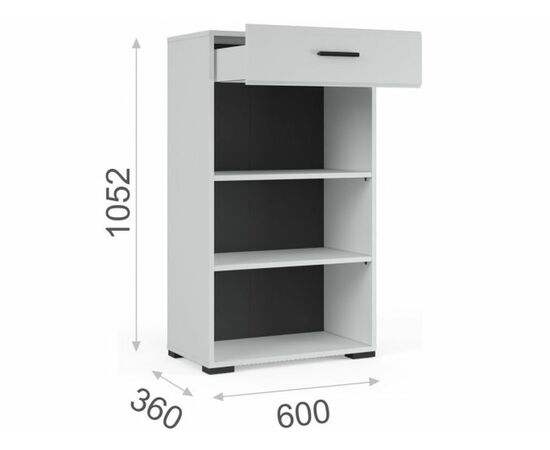 Прихожая «Йорк», Белый/белый глянец, изображение 8 | Интернет магазин мебели и декора LifeDekor