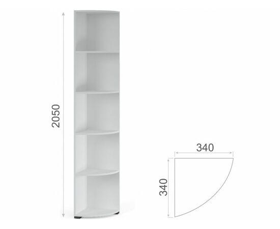 Прихожая «Йорк» угловая, Белый/белый глянец, изображение 7 | Интернет магазин мебели и декора LifeDekor