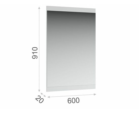 Прихожая «Йорк», Белый/белый глянец, изображение 10 | Интернет магазин мебели и декора LifeDekor