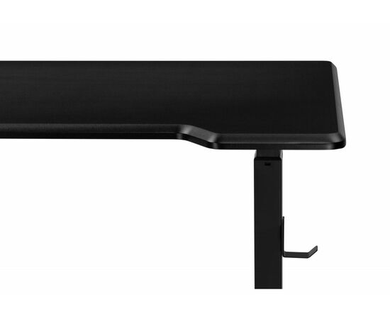 Компьютерный стол Маркос с механизмом подъема 120х75х75 черный /шагрень черная, изображение 7 | Интернет магазин мебели и декора LifeDekor