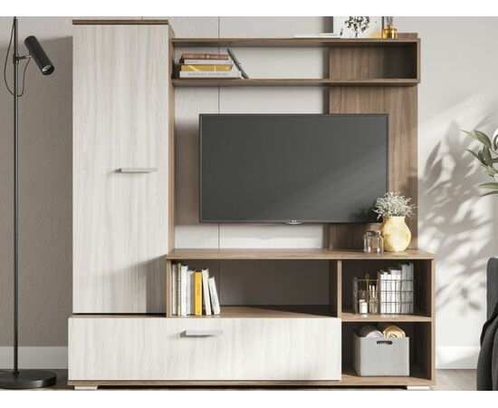 Стенка «Лима», шимо светлый/шимо темный | Интернет магазин мебели и декора LifeDekor