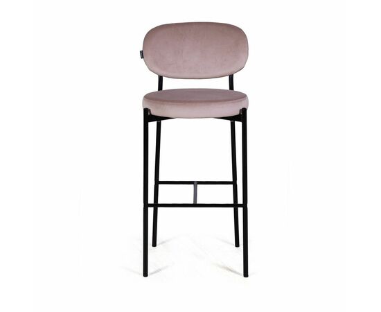 Стул барный Mason, бархат пепельно-бежевый 25, изображение 3 | Интернет магазин мебели и декора LifeDekor