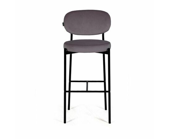 Стул барный Mason, бархат серый 26, изображение 3 | Интернет магазин мебели и декора LifeDekor