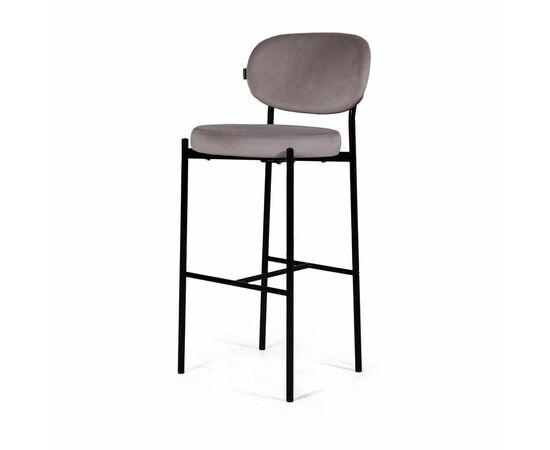 Стул барный Mason, бархат светло-серый 26, изображение 10 | Интернет магазин мебели и декора LifeDekor