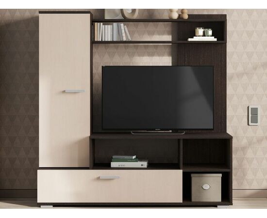 Стенка «Лима», дуб белфорт/венге | Интернет магазин мебели и декора LifeDekor