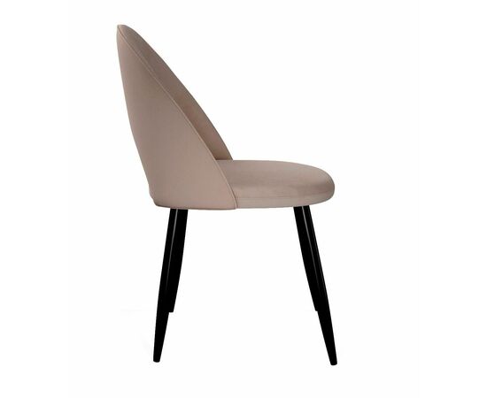 Стул DikLine 283 поворотный C43 капучино, ножки черные, изображение 4 | Интернет магазин мебели и декора LifeDekor