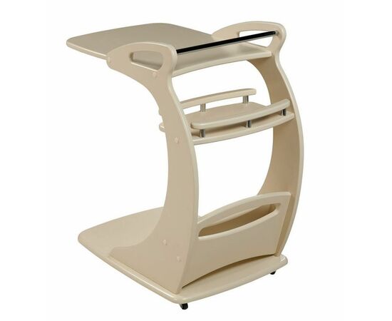 Подкатной столик "Фаворит" (дуб шампань) Вис, изображение 2 | Интернет магазин мебели и декора LifeDekor