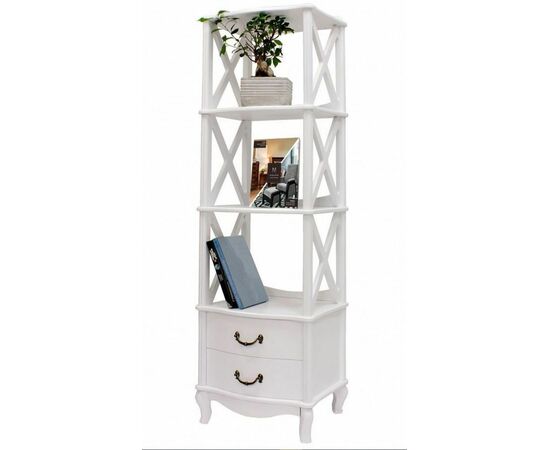 Этажерка "Джульетта"-3 (молочный дуб) Вис | Интернет магазин мебели и декора LifeDekor