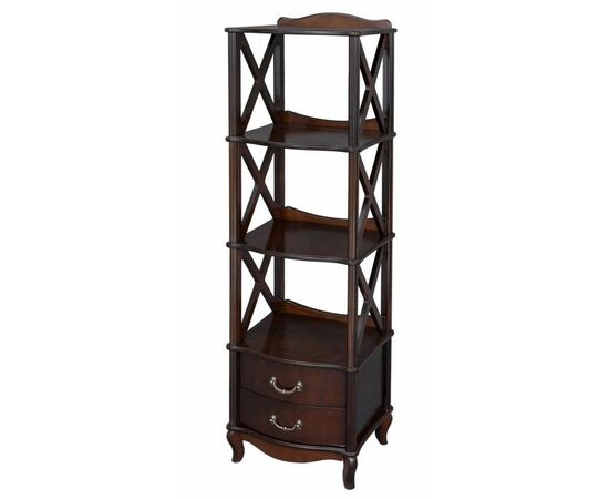 Этажерка "Джульетта"-3 (орех) Вис | Интернет магазин мебели и декора LifeDekor