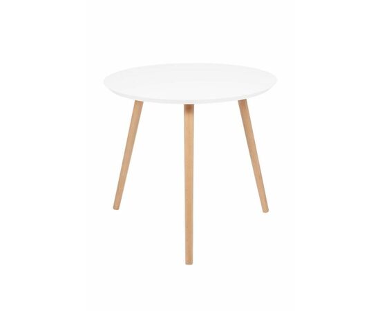 Стол журнальный "Омега 2" (Белый / Натуральный / без шпона), изображение 2 | Интернет магазин мебели и декора LifeDekor