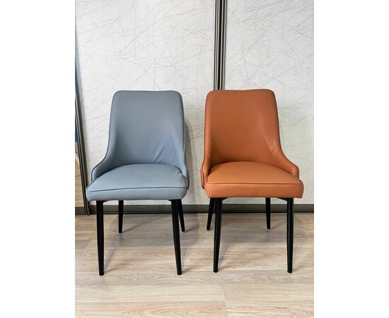 Стул Kristian коричневый, кожа, изображение 5 | Интернет магазин мебели и декора LifeDekor