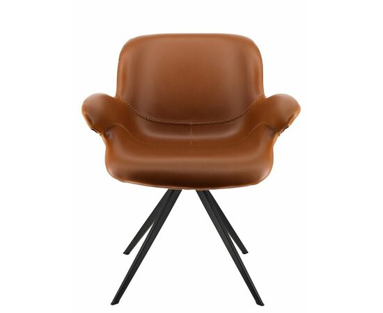 Обеденное кресло Everprof Aurora Экокожа Коричневый, изображение 2 | Интернет магазин мебели и декора LifeDekor