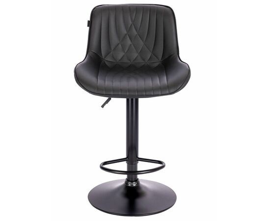Барный стул Everprof Grace Black Экокожа Черный, изображение 3 | Интернет магазин мебели и декора LifeDekor