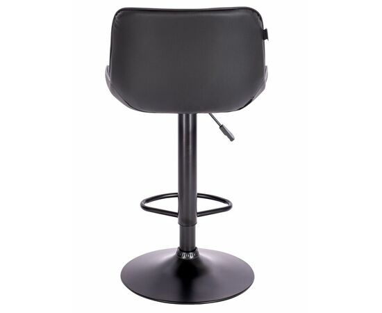 Барный стул Everprof Grace Black Экокожа Черный, изображение 4 | Интернет магазин мебели и декора LifeDekor