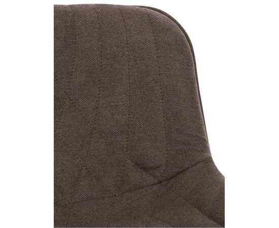 Барный стул Everprof Grace Black Ткань Темно-коричневый, изображение 5 | Интернет магазин мебели и декора LifeDekor