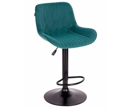 Барный стул Everprof Grace Black Ткань Темно-зеленый | Интернет магазин мебели и декора LifeDekor