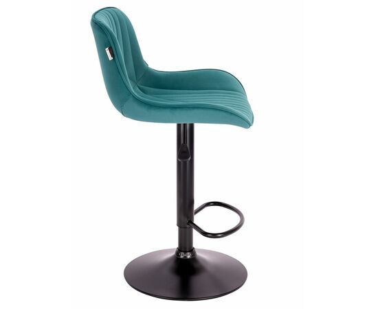 Барный стул Everprof Grace Black Ткань Темно-зеленый, изображение 2 | Интернет магазин мебели и декора LifeDekor