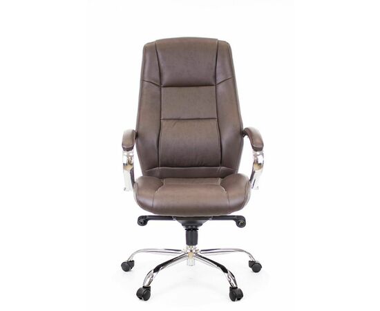 Кресло руководителя Everprof Kron M Кожаное Коричневый, изображение 3 | Интернет магазин мебели и декора LifeDekor