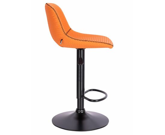 Барный стул Everprof Smile Black Экокожа Оранжевый, изображение 2 | Интернет магазин мебели и декора LifeDekor