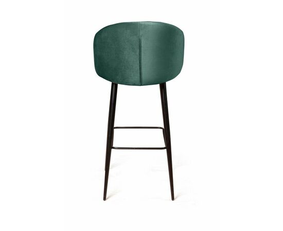 Стул барный Mont Blanc, бархат изумрудный 87 / черный конус, изображение 8 | Интернет магазин мебели и декора LifeDekor