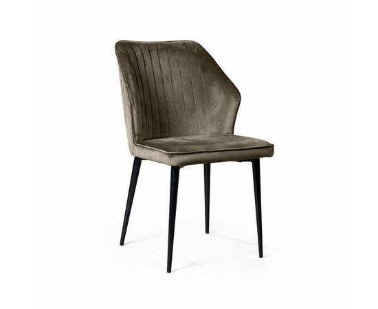 Стул Berg, бархат коричневый 12 | Интернет магазин мебели и декора LifeDekor