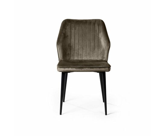 Стул Berg, бархат коричневый 12, изображение 2 | Интернет магазин мебели и декора LifeDekor