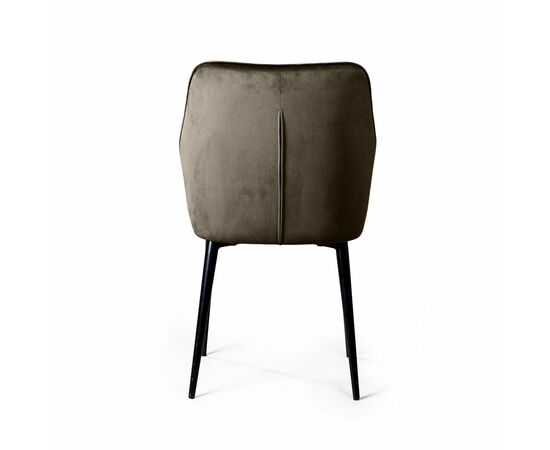 Стул Berg, бархат коричневый 12, изображение 5 | Интернет магазин мебели и декора LifeDekor