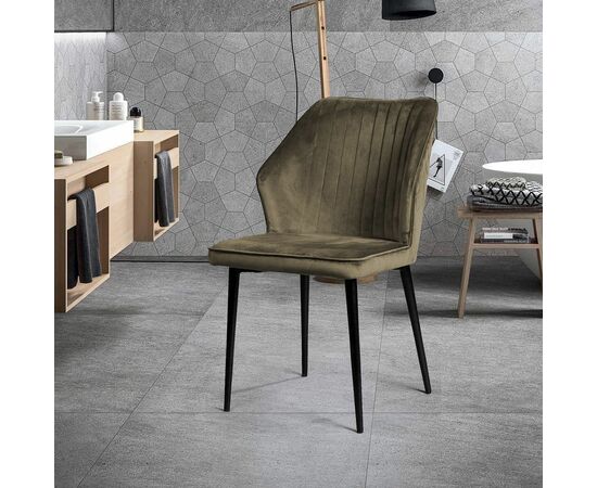 Стул Berg, бархат коричневый 12, изображение 14 | Интернет магазин мебели и декора LifeDekor