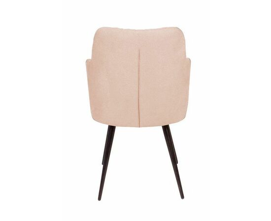 Стул поворотный на 360 градусов Hunt ромб, бархат бежевый 5 / чёрный конус, изображение 7 | Интернет магазин мебели и декора LifeDekor