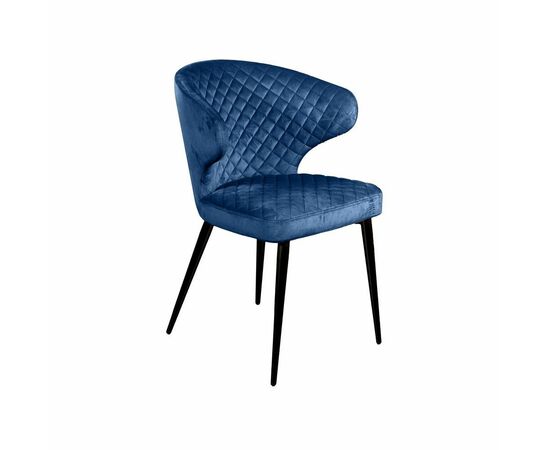 Стул Richard ромб, бархат синий 29 | Интернет магазин мебели и декора LifeDekor