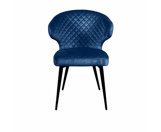 Стул Richard ромб, бархат синий 29, изображение 2 | Интернет магазин мебели и декора LifeDekor