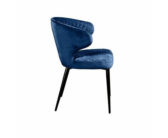Стул Richard ромб, бархат синий 29, изображение 3 | Интернет магазин мебели и декора LifeDekor