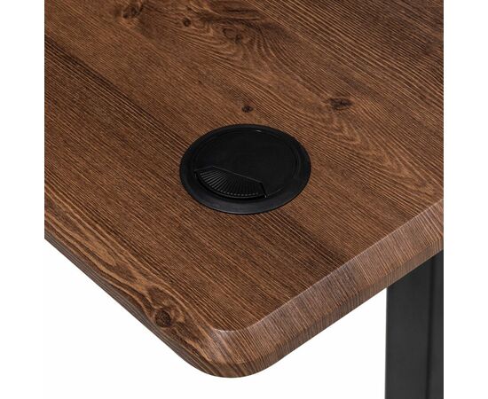 Компьютерный стол Маркос с механизмом подъема 140х80х75 орех кантри / белый, изображение 11 | Интернет магазин мебели и декора LifeDekor