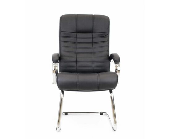 Кресло для посетителей Everprof Atlant CF Экокожа Черный, изображение 3 | Интернет магазин мебели и декора LifeDekor