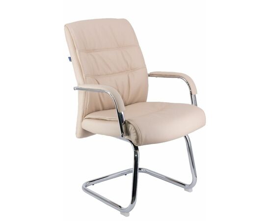 Кресло для посетителей Everprof Bond CF Экокожа Бежевый | Интернет магазин мебели и декора LifeDekor