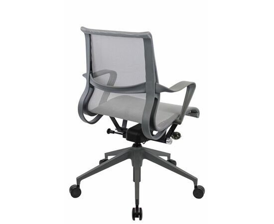 Премиум кресло Everprof Chicago Grey Сетка Серый, изображение 4 | Интернет магазин мебели и декора LifeDekor