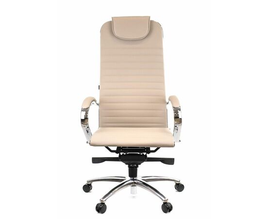 Кресло руководителя Everprof Deco Экокожа Бежевый, изображение 3 | Интернет магазин мебели и декора LifeDekor